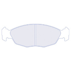 CL Brakes RC8 Front Brake Pads for Peugeot 106 XSI