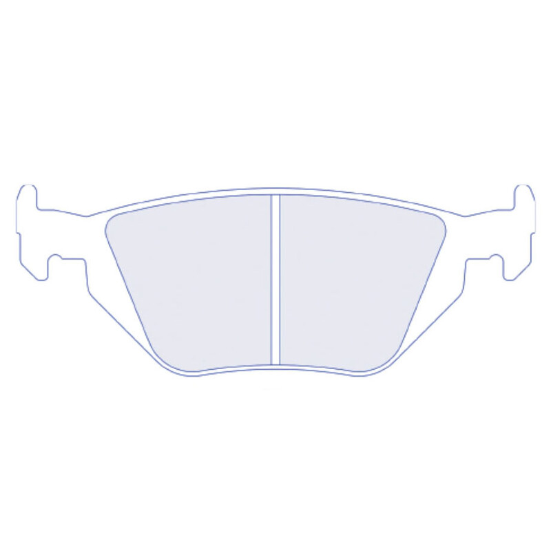CL Brakes RC6 Rear Brake Pads for BMW M3 E36