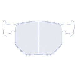 CL Brakes RC8 Rear Brake Pads for BMW M3 E46