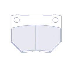 CL Brakes RC6 Rear Brake Pads for Nissan 300ZX Z32