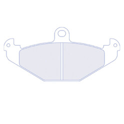 CL Brakes RC5+ Rear Brake Pads for Lotus Elise S1