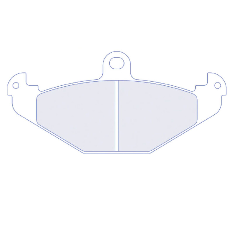 CL Brakes RC8 Rear Brake Pads for Lotus Esprit S1
