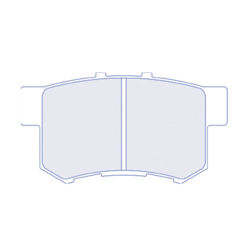 CL Brakes RC6 Rear Brake Pads for Suzuki Swift Sport 125 hp