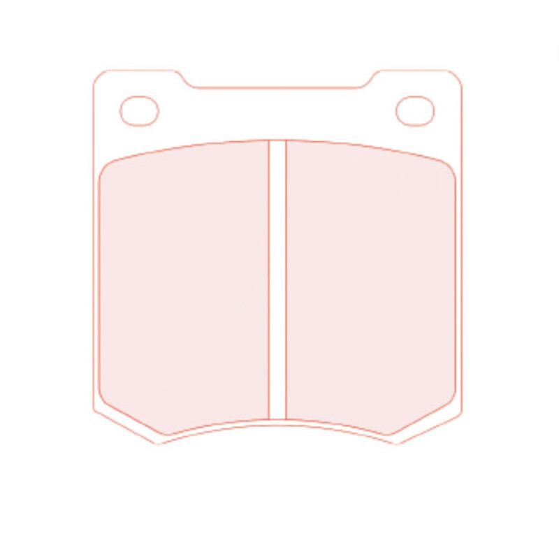 CL Brakes RC8 Rear Brake Pads for Citroën DS3 R5