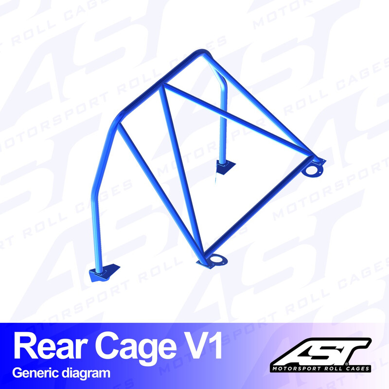 AST\u0020Rollcages\u0020V1\u0020Bolt\u002DIn\u0020Rear\u0020Roll\u0020Cage\u0020for\u0020Mazda\u0020MX\u002D5\u0020NA