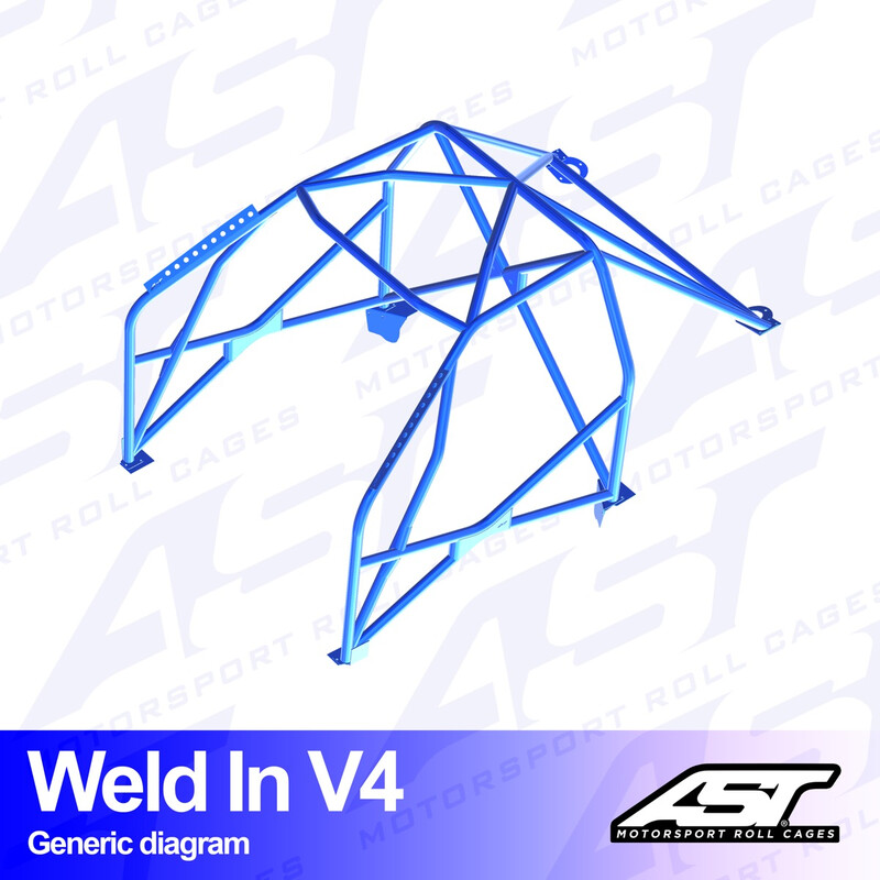 AST Rollcages V4 Weld-In 8-Point Roll Cage for Toyota Celica T23