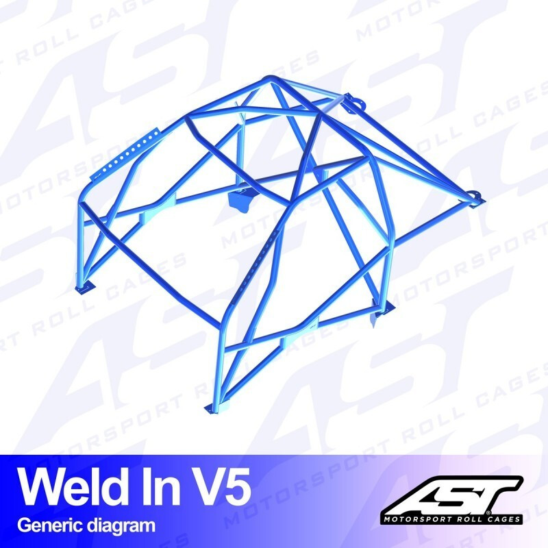 AST Rollcages V5 Weld-In 8-Point Roll Cage for BMW E36 Compact