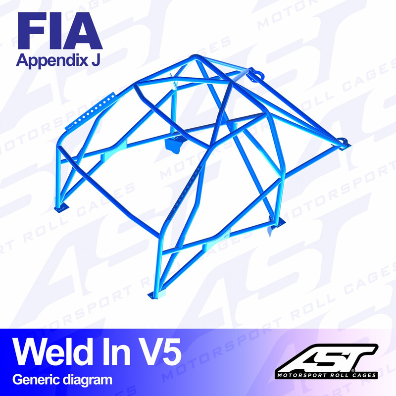 AST Rollcages V5 Weld-In 8-Point Roll Cage for BMW 3-Series E90 (Sedan) - FIA