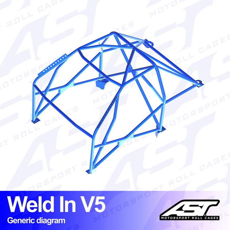 AST Rollcages V5 Weld-In 8-Point Roll Cage for Hyundai Kona