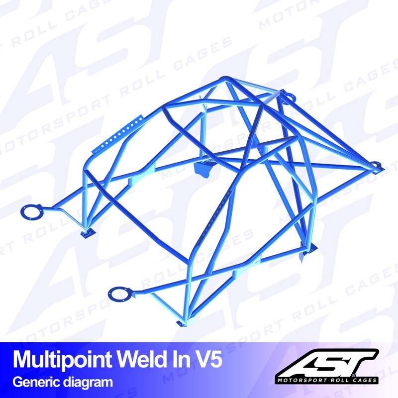 AST Rollcages V5 Weld-In 10-Point Roll Cage for BMW 1-Series E82 (Coupe)