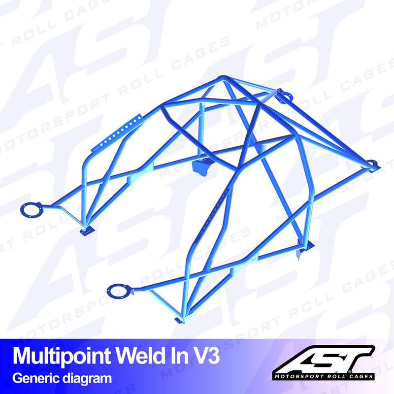 AST Rollcages V3 Weld-In 10-Point Roll Cage for Mazda MX-3