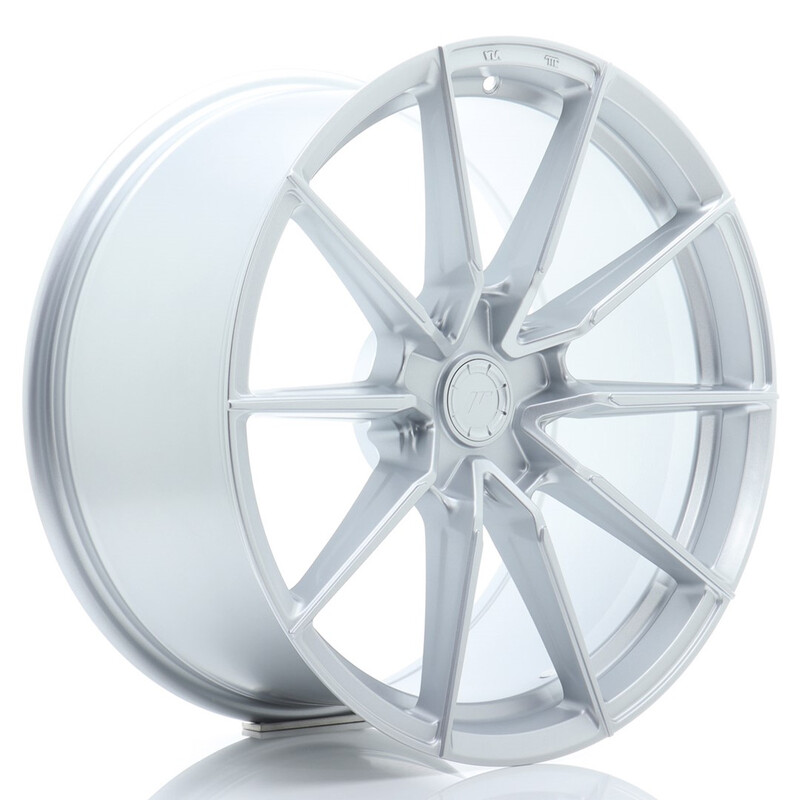 Japan Racing SL-02 Super Light 19x10" (5 hole custom PCD) ET20-51, Machined Silver
