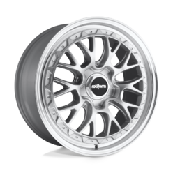 Rotiform R155 LSR 18x8.5" 5x112 ET35, Gloss Silver Machined