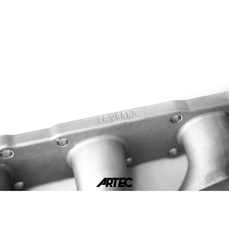 Artec V-Band Reverse Rotation Exhaust Manifold for Nissan RB20/25/26