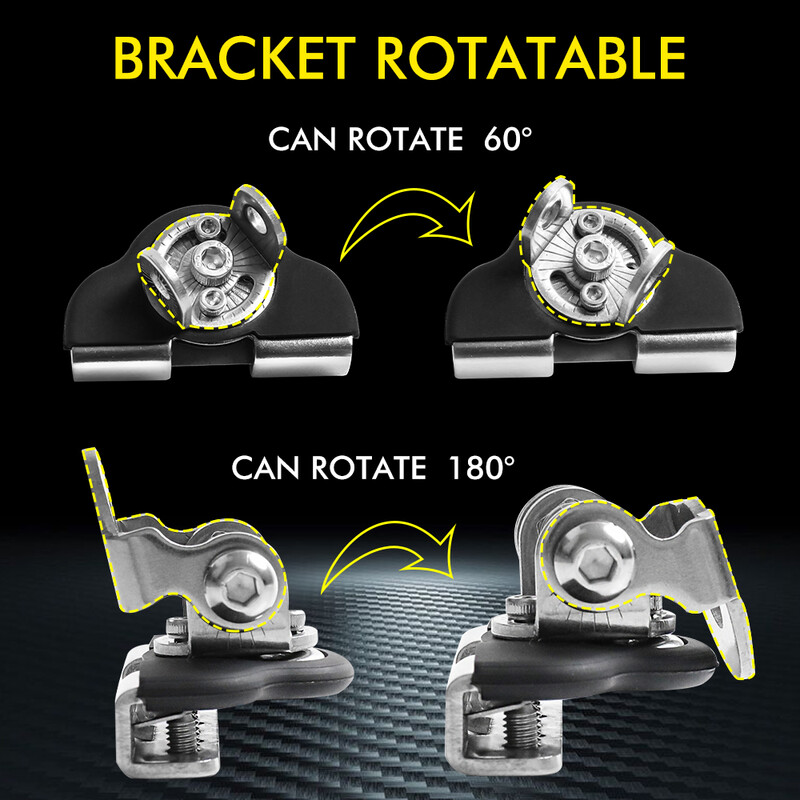 Ajustable Mounting Brackets for LED Lights (pair)