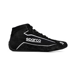 Sparco Slalom+ F Racing Shoes, Black, Size 44 (FIA)