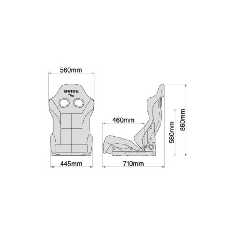 Bride Gias III Bucket Seat