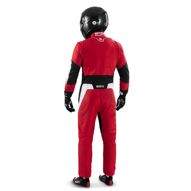 Sparco Superleggera Racing Suit, Red & Black