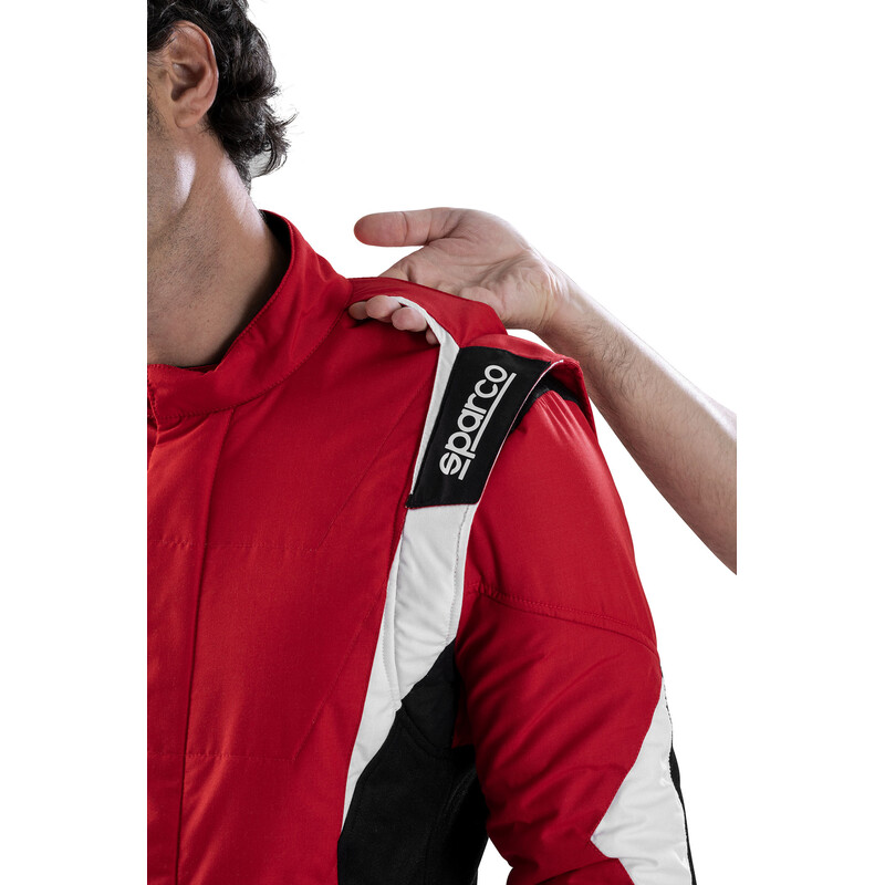 Sparco Superleggera Racing Suit, Red & Black