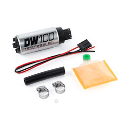 Deatschwerks DW100 165 L/h E85 Fuel Pump, Universal Install Kit