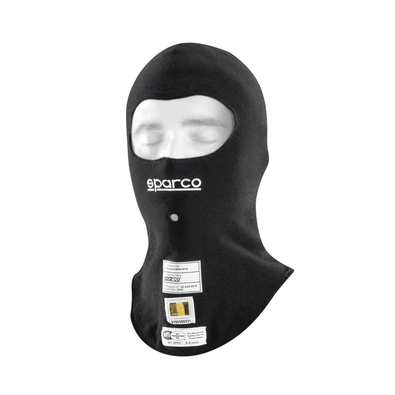 Sparco X-Cool RW-11 Evo Balaclava - Black (FIA)