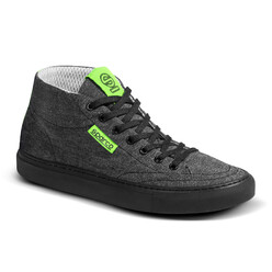 Sparco Futura Eco-Friendly Shoes, Grey & Green (FIA)