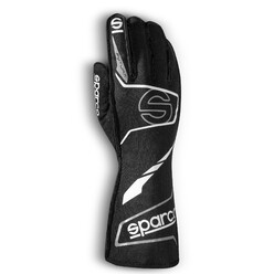 Sparco Futura Eco-Friendly Gloves, Black & White (FIA)