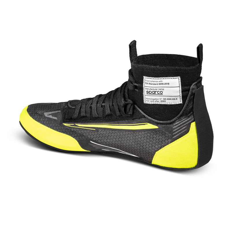 Get Your Sparco Superleggera Racing Shoes Black Yellow FIA From Sparco Distributor DriftShop