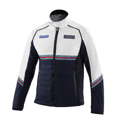Sparco Martini Racing Softshell, Navy & White