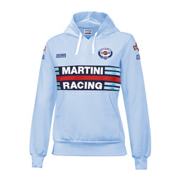Sparco Martini Racing Hoodie Replica Lady, Cyan