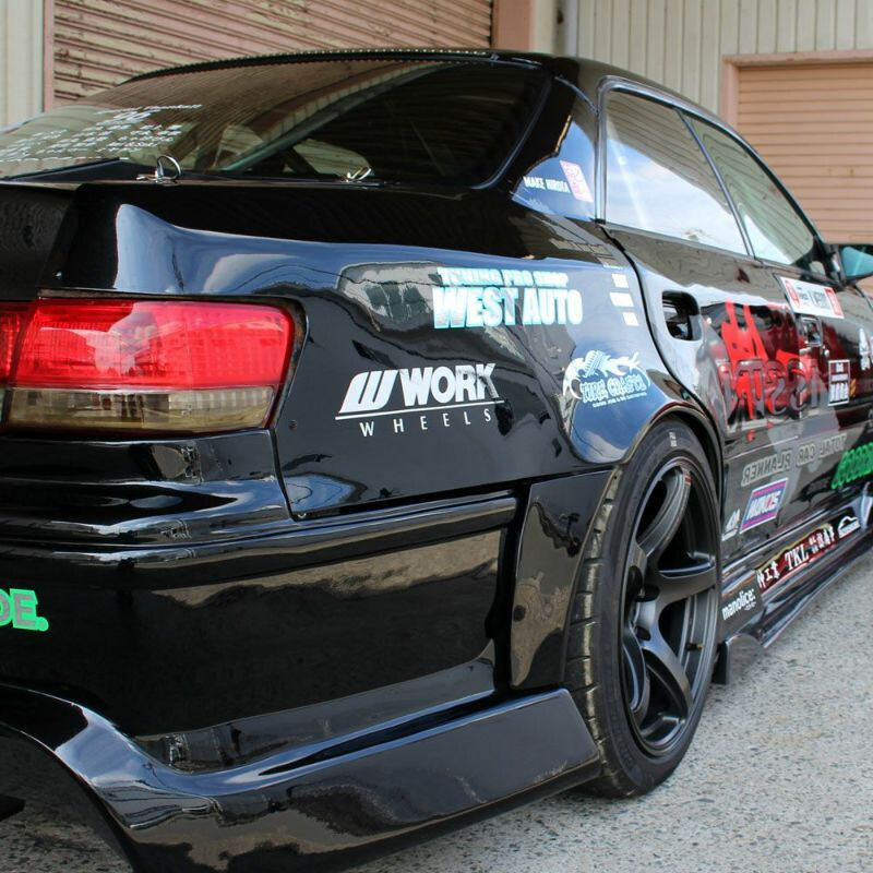 Origin Labo +75mm Rear Fenders for Toyota Mark II JZX100 (with door add-ons)