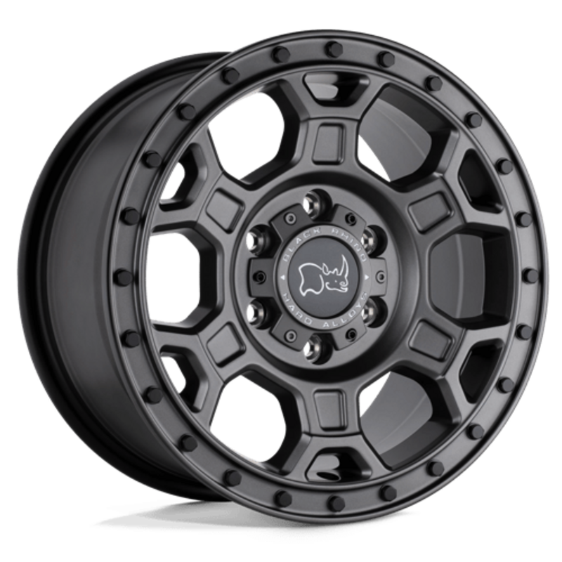 Black Rhino Midhill 16x8 6x130 ET45, Flat Gunmetal