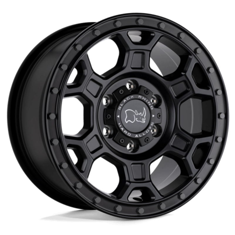 Black Rhino Midhill 16x8 6x130 ET45, Flat Black