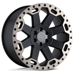 Black Rhino Warlord 17x8 6x130 ET52, Flat Black