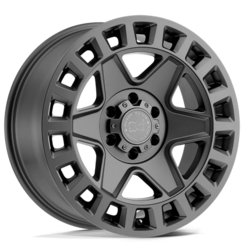 Black Rhino York 17x8 6x130 ET38, Flat Gunmetal