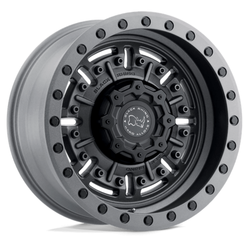 Black Rhino Abrams 17x9.5 5x127 ET-18, Textured Gunmetal