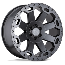 Black Rhino Warlord 18x8 6x139.7 ET35, Flat Gunmetal