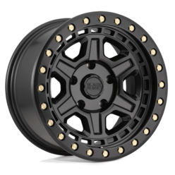 Black Rhino Reno 18x9.5 6x139.7 ET12, Flat Black, Brass Bolts