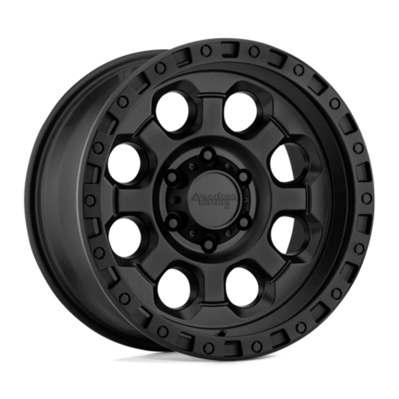 American Racing AR201 16x8 5x139.7 ET00, Cast Iron Black