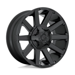 Fuel D437 Contra 18x9 6x135/139.7 ET-12, Satin Black