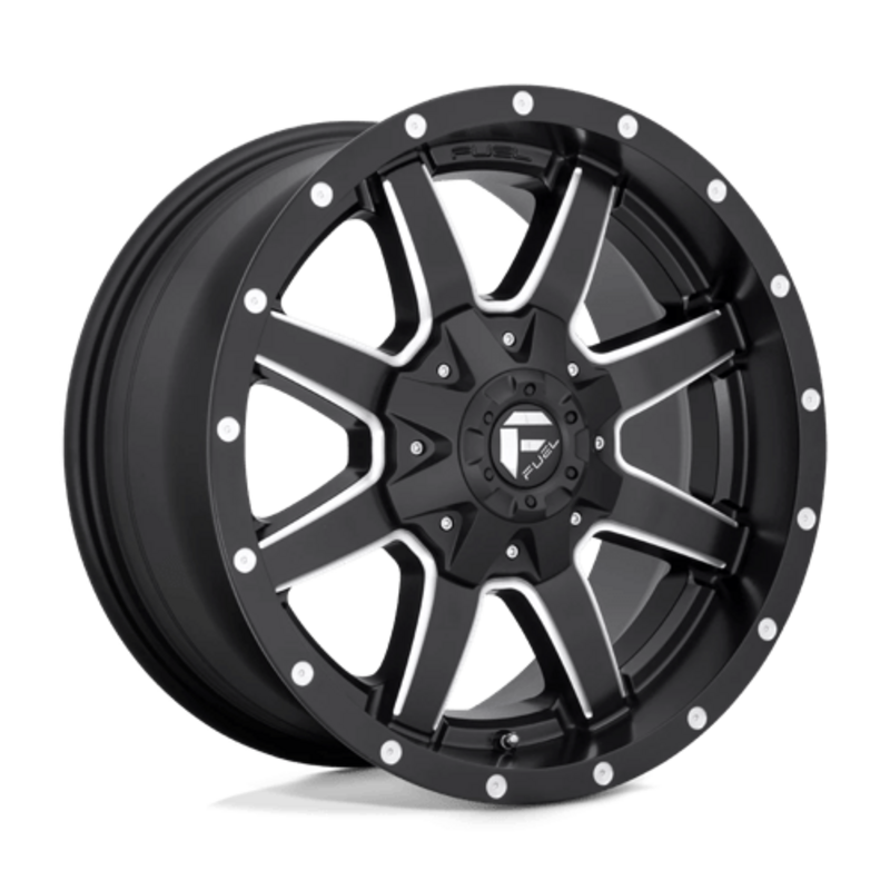 Fuel D538 Maverick 18x8 6x130 ET48, Flat Black, Gloss Lip