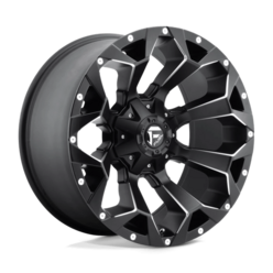 Fuel D546 Assault 17x8.5 5x114.3/127 ET14, Flat Black, Gloss Lip