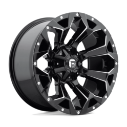 Fuel D576 Assault 17x9 5x114.3/127 ET-12, Gloss Black Milled