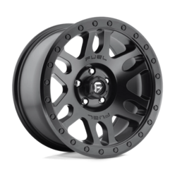 Fuel D584 Recoil 17x8.5 5x127 ET-6, Flat Black