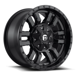 Fuel D596 Sledge 17x8 5x120 ET35, Flat Black, Gloss Lip