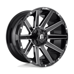 Fuel D615 Contra 20x10 6x135/139.7 ET-19, Gloss Black Milled