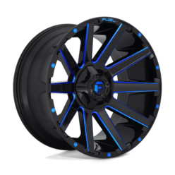 Fuel D644 Contra 18x9 6x135/139.7 ET01, Gloss Black & Blue