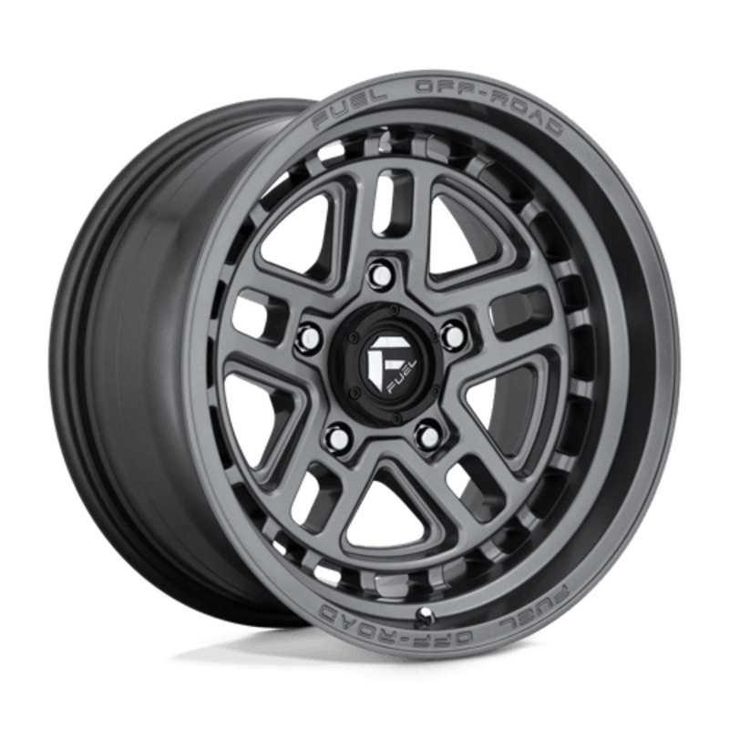 Fuel D668 Nitro 17x9 5x139.7 ET-12, Flat Gunmetal