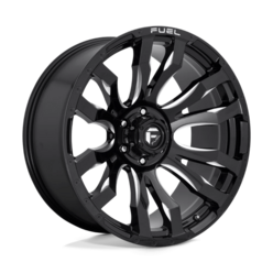 Fuel D673 Blitz 18x9 5x127 ET-12, Gloss Black Milled