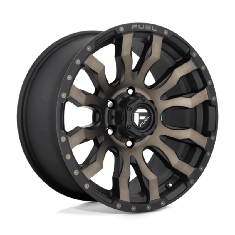 Fuel D674 Blitz 17x9 5x127 ET-12, Flat Black Double Dark Tint